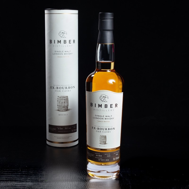 Whisky Distillery Bimber single malt 52,2% London Whisky ex bourbon 70cl