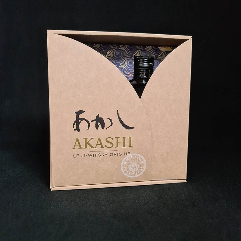 Coffret Akashi Meisei 50cl 40° + 2 Verres - Japon - Le Comptoir
